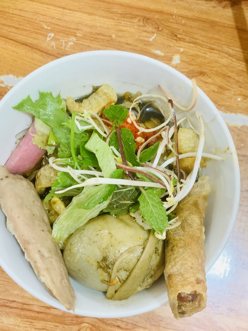 Bát bún cua vùng Tây Sơn Thượng Đạo