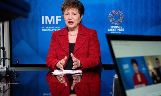 Tổng Giám đốc Quỹ Tiền tệ Quốc tế (IMF) Kristalina Georgieva. Ảnh: Xinhua