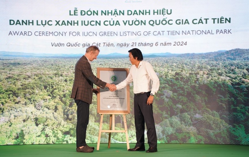 Vườn Quốc gia Cát Tiên đón nhận danh hiệu Danh lục Xanh IUCN. Ảnh: Ngọc Mai