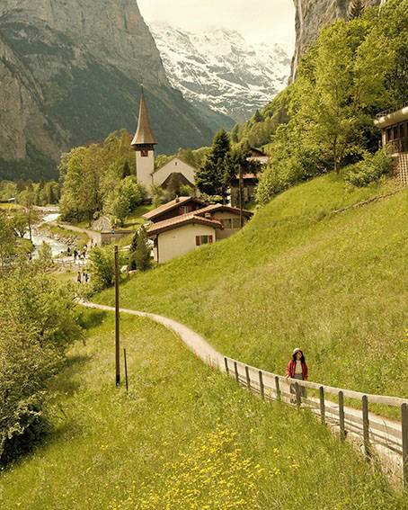Bước đi trong cổ tích ở xứ sở Jungfrau, Thụy Sĩ. Ảnh: Nhân vật cung cấp