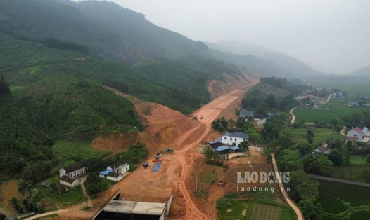 Dự án tuyến đường liên kết vùng tại Thái Nguyên. Ảnh: Lam Thanh