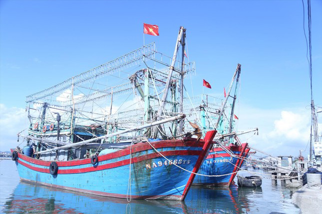 Tàu cá tỉnh Nghệ An. Ảnh: Anh Tuấn