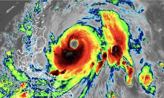 Hình ảnh vệ tinh của bão Doksuri năm 2023. Ảnh: RAMMB/CIRA/CSU