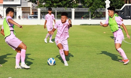 U16 Việt Nam có trận ra quân gặp U16 Brunei tại giải U16 Đông Nam Á 2024. Ảnh: VFF
