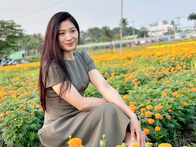 Phạm Thị Yến là “Hoa khôi bóng chuyền” một thời. Ảnh: Facebook nhân vật