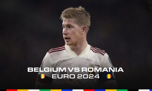 Tuyển Bỉ đối đầu Romania tại bảng E EURO 2024. Ảnh: Sporting News 