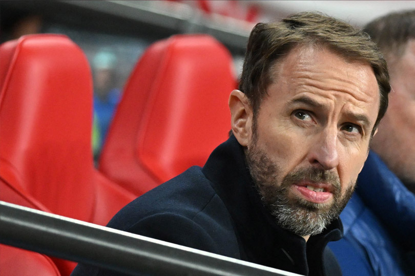 Gareth Southgate mới chỉ sử dụng 16 cầu thủ trong 2 trận đấu đầu tiên tại EURO 2024. Ảnh: AFP