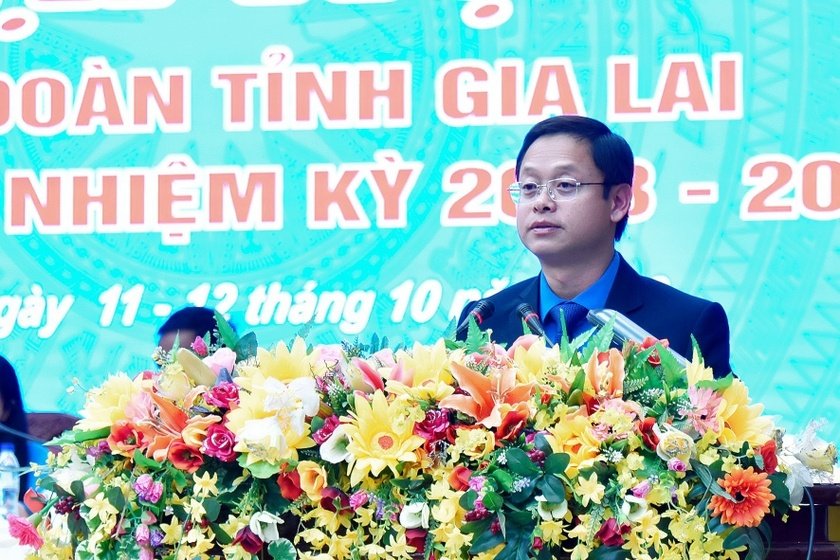 Ông Nguyễn Hoàng Phong – Chủ tịch Liên đoàn Lao động tỉnh Gia Lai. Ảnh: Thanh Tuấn
