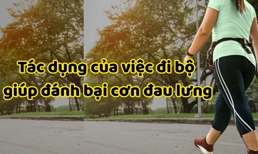Tác dụng của việc đi bộ giúp đánh bại cơn đau lưng
