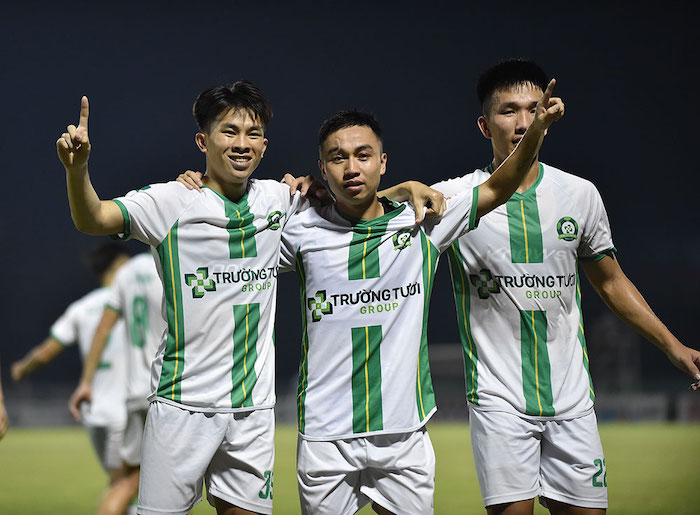 Câu lạc bộ Trường Tươi Bình Phước vẫn còn hy vọng giành vé đá play-off. Ảnh: VPF