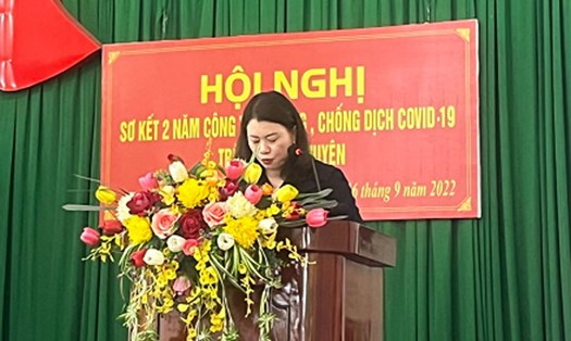 Chủ tịch UBND huyện Nhơn Trạch Nguyễn Thị Giang Hương. Ảnh: CTV