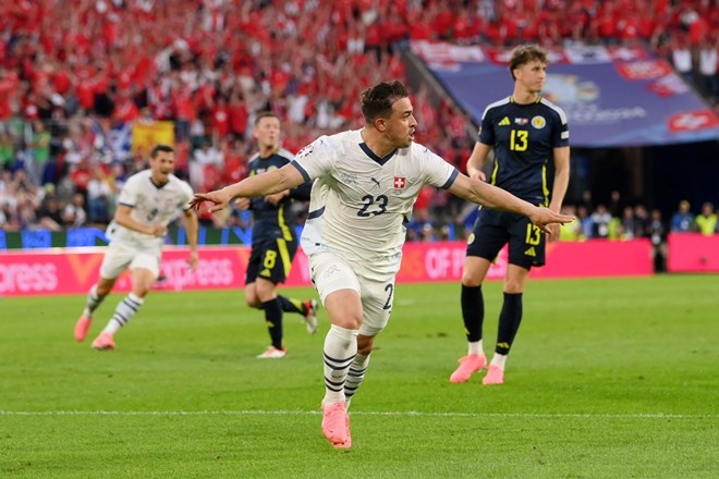 Tuyển Scotland nuôi hi vọng đi tiếp sau trận hòa 1-1 trước Thụy Sĩ. Ảnh: UEFA 