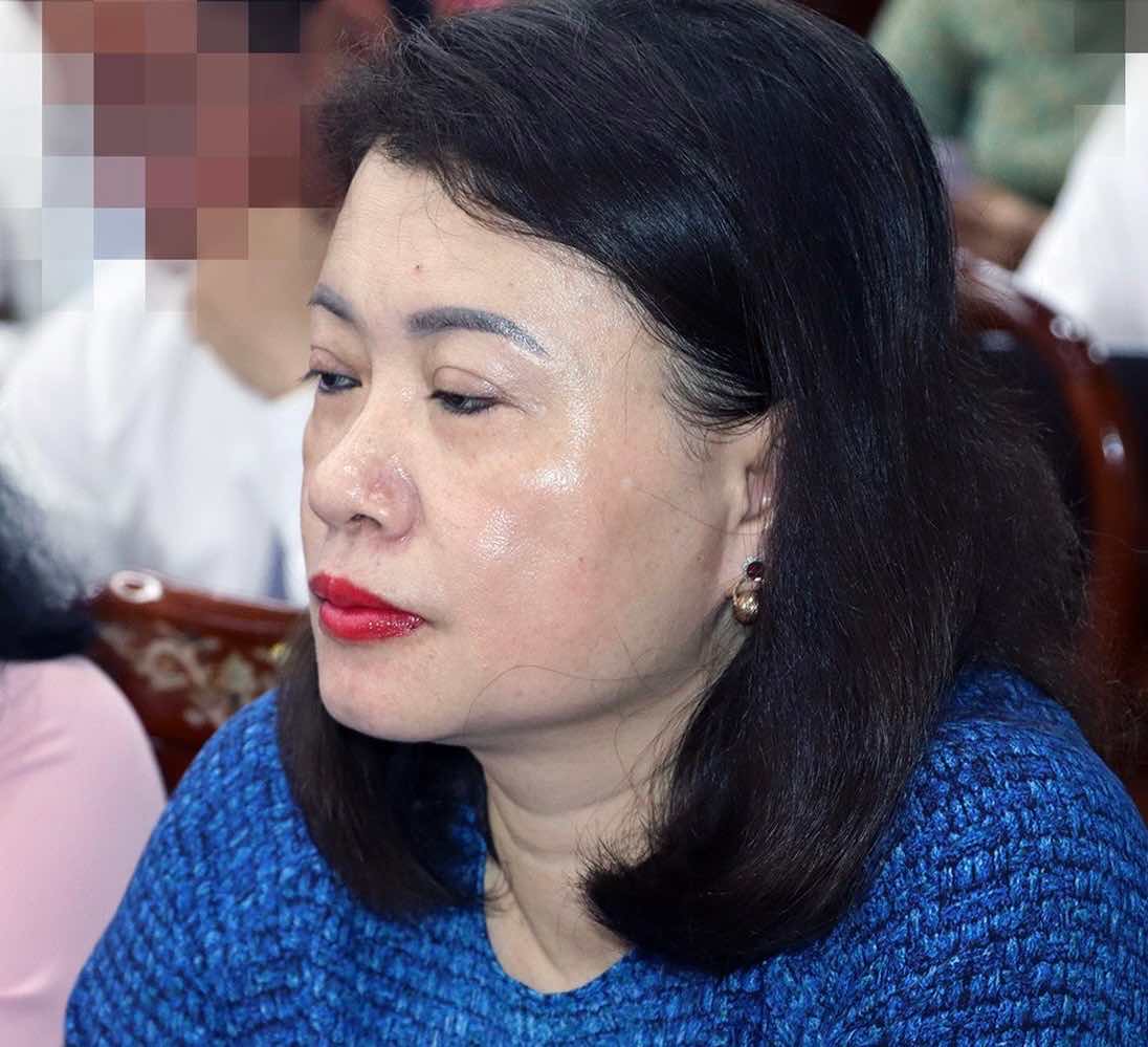 Bà Nguyễn Thị Giang Hương bị cách chức Chủ tịch UBND huyện Nhơn Trạch. Ảnh: CTV