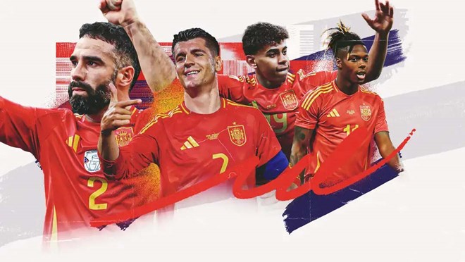 Tờ Goal đánh giá Tây Ban Nha đang là ứng cử viên hàng đầu cho chức vô địch EURO 2024. Ảnh: Goal