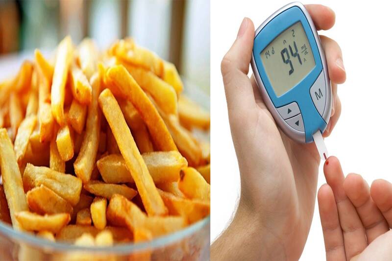 Khoai tây chiên có ảnh hưởng đến đường huyết và quá trình giảm cân. Đồ họa: Hạ Mây