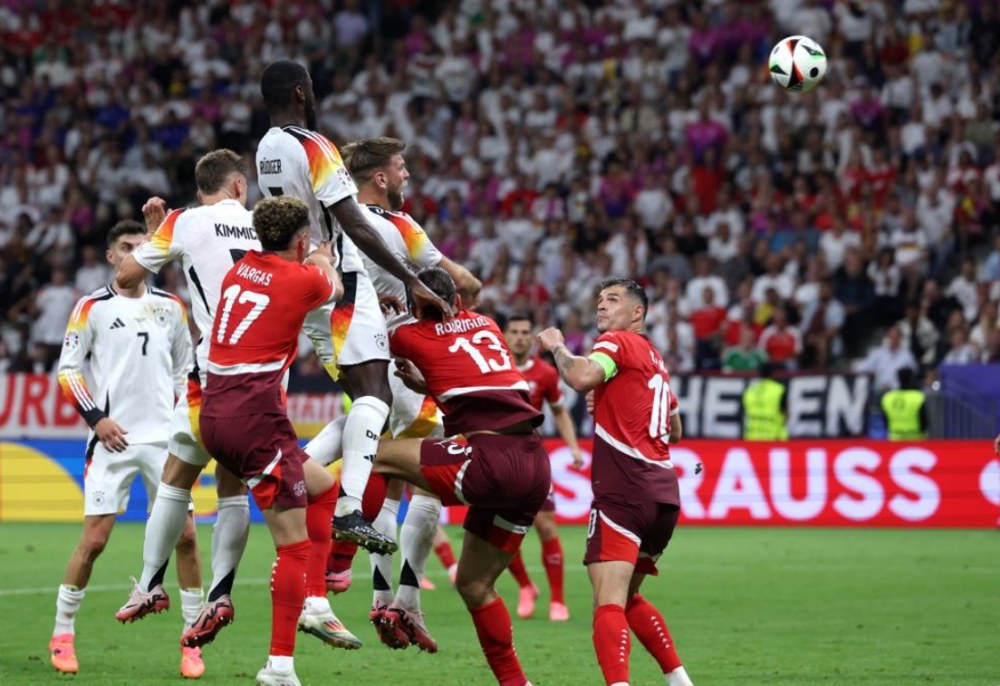 Pha ghi bàn của Niclas Fullkrug gỡ hòa 1-1 cho tuyển Đức. Ảnh: UEFA