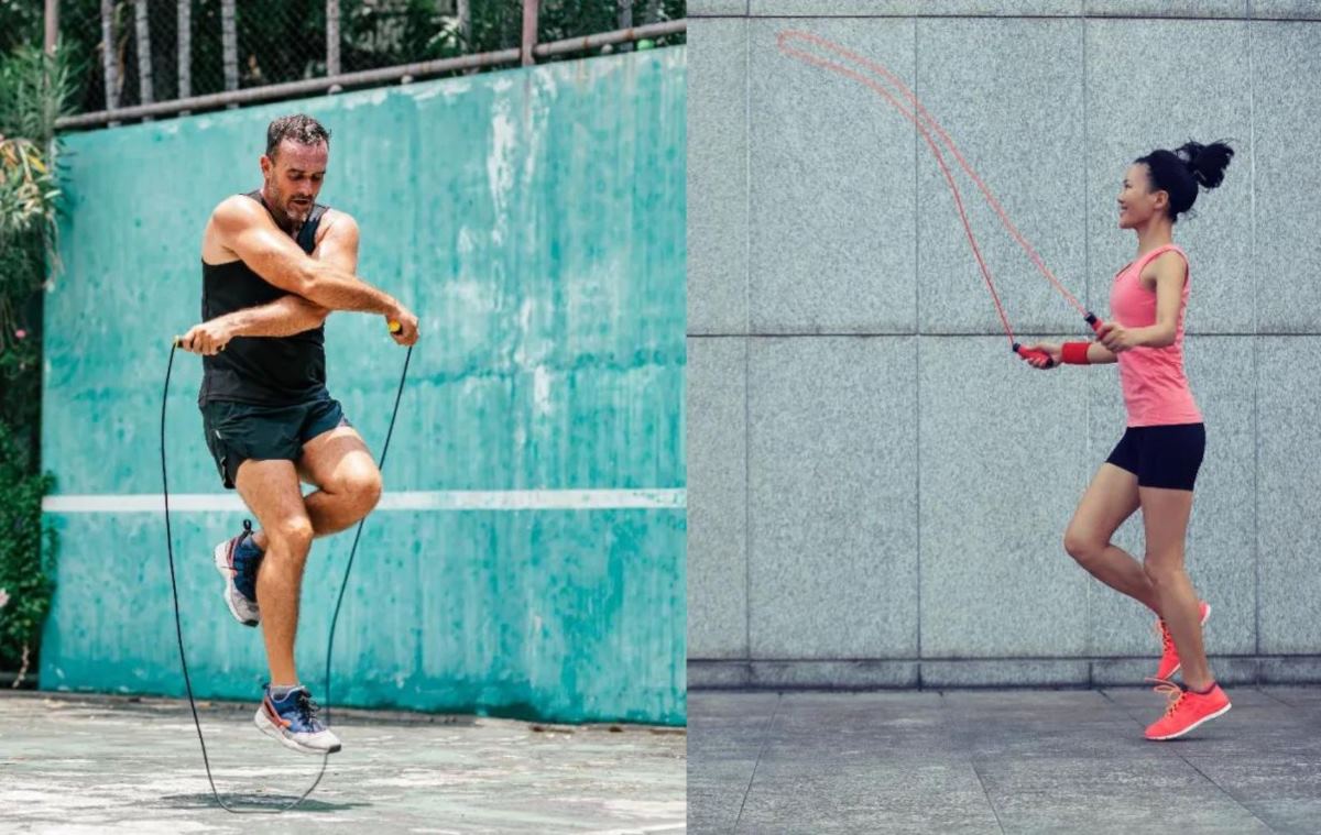 Nhảy dây giúp đốt cháy calo và giảm cân hiệu quả. Đồ họa: Thanh Thanh 