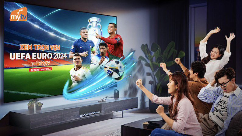 Xem UEFA Euro 2024 trên MyTV cùng nhiều tiện ích hấp dẫn