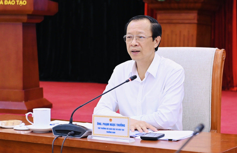 Thứ trưởng Bộ GDĐT Phạm Ngọc Thưởng.

