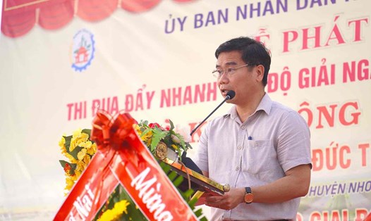 Ông Nguyễn Thế Phong - Phó Chủ tịch UBND huyện Nhơn Trạch. Ảnh: Hà Anh Chiến
