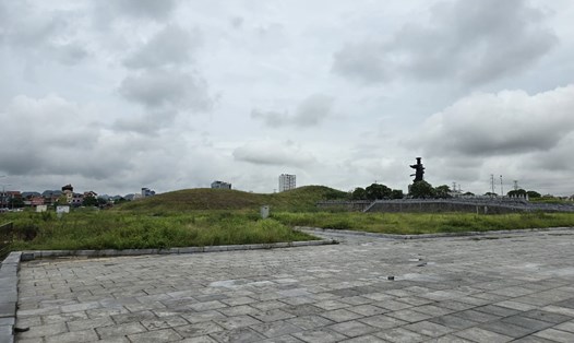 Dự án Quảng trường và Tượng đài Đinh Tiên Hoàng Đế (nằm tại trung tâm thành phố Ninh Bình) có quy mô trên 34 ha. Ảnh: Nguyễn Trường