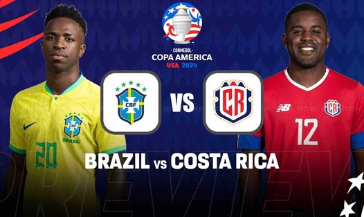 Brazil đối đầu Costa Rica tại Copa America 2024. Ảnh: Khel Now
