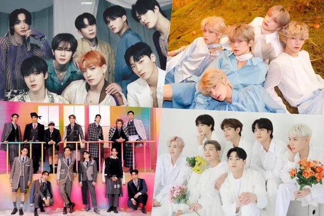 ATEEZ, TXT, SEVENTEEN, BTS, aespa, NewJeans khẳng định vị trí hàng đầu trên bảng xếp hạng album thế giới của Billboard. Ảnh: AllKpop.