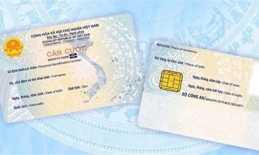 Mẫu thẻ căn cước cấp cho công dân Việt Nam dưới 6 tuổi từ ngày 1.7.2024. Ảnh: Cổng thông tin Bộ Công an