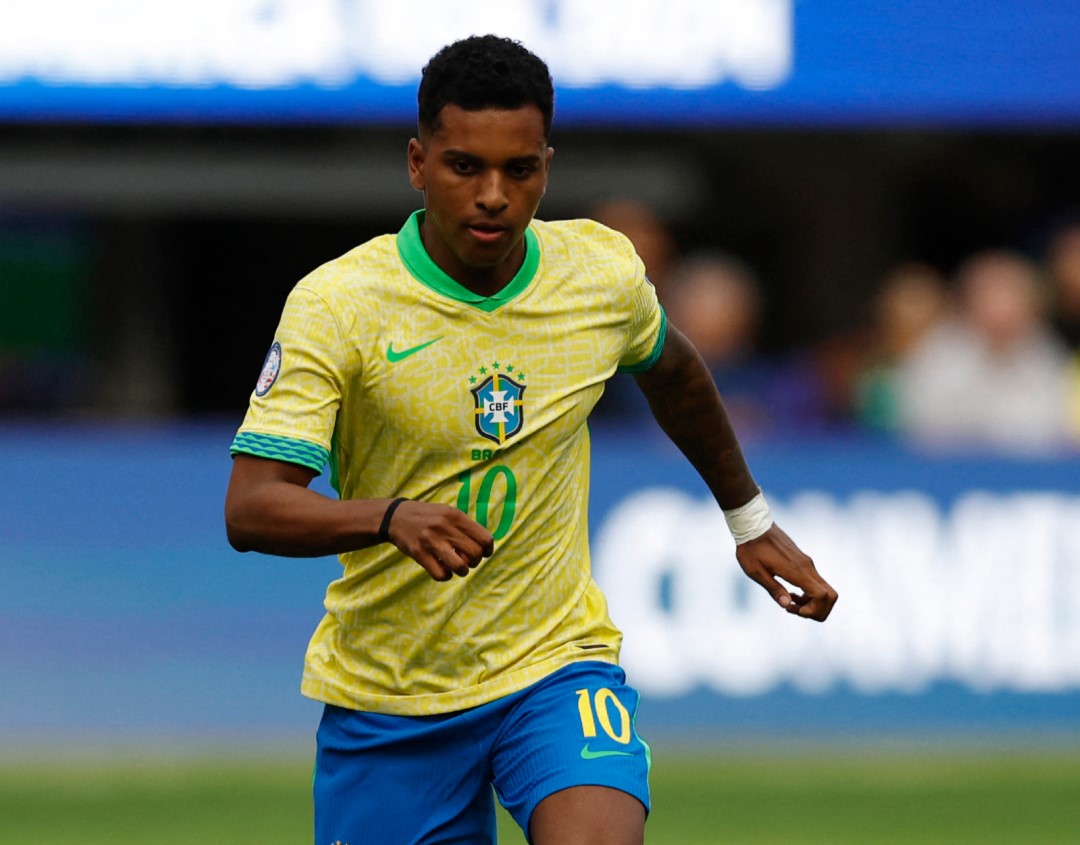 Rodrygo và Brazil bế tắc hơn nhiều trong hiệp 2. Ảnh: Copa America