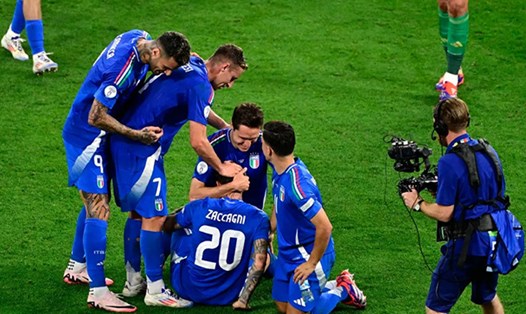 Kết quả hòa Croatia giúp Italy giữ vững vị trí thứ 2 tại bảng B. Ảnh: AFP
