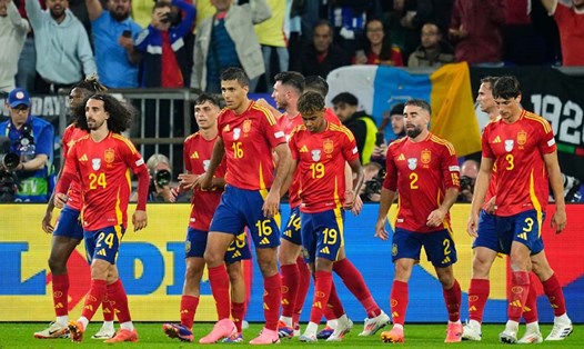 Tuyển Tây Ban Nha dần cho thấy dáng dấp nhà vô địch EURO 2024. Ảnh: ESPN
