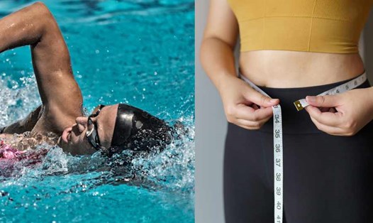 4 bài tập bơi giúp giảm cân nhanh chóng. Đồ họa: Linh Trang