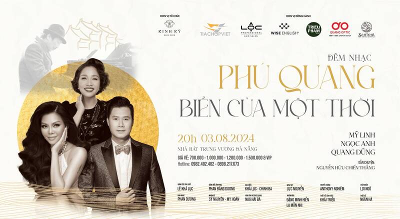 Đêm nhạc “Biển của một thời” là đêm nhạc tưởng nhớ nhạc sĩ Phú Quang. Ảnh: Ban tổ chức