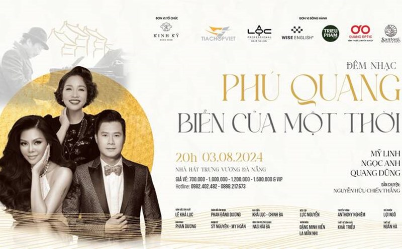 Đêm nhạc “Biển của một thời” là đêm nhạc tưởng nhớ nhạc sĩ Phú Quang. Ảnh: Ban tổ chức