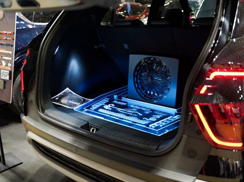 Cấu hình xe Hyundai Creta là sự kết hợp giữa các thương hiệu âm thanh nổi tiếng. Ảnh: EMMA