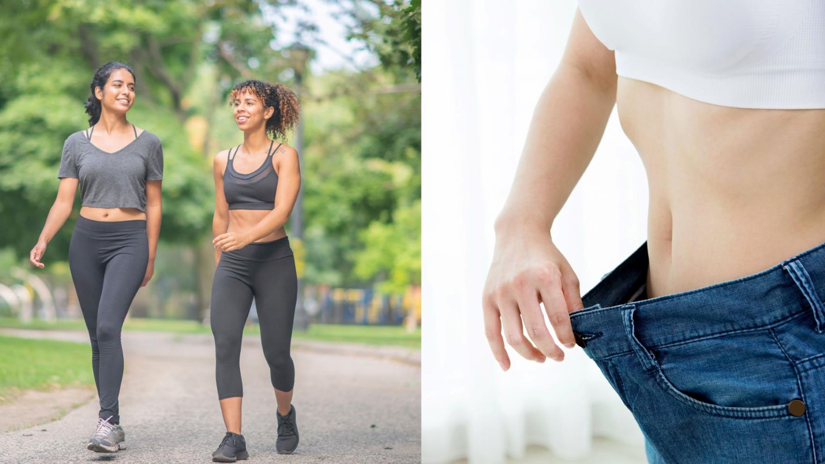 Đi bộ giúp đốt cháy calo và giảm cân hiệu quả. Đồ họa: Thanh Thanh 