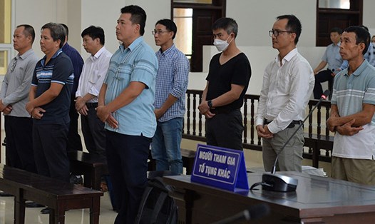10 người xin giảm nhẹ trong vụ án cao tốc Đà Nẵng - Quảng Ngãi. Ảnh: Quang Việt