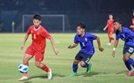 Đội tuyển U16 Việt Nam chia điểm U16 Campuchia