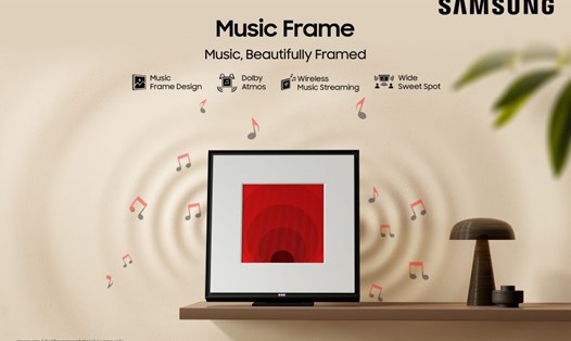 Loa "Samsung Music Frame". Ảnh: Samsung