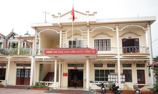 Trung tâm hành chính công huyện Lương Tài, tỉnh Bắc Ninh. Ảnh: Bacninh.gov.vn
