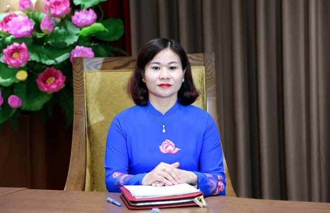 Bà Nguyễn Thị Tuyến được phân công điều hành Thành ủy Hà Nội. Ảnh: Quang Thái 