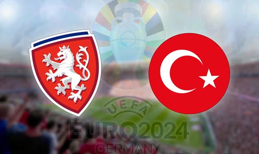 Cộng hòa Czech đối đầu Thổ Nhĩ Kỳ tại EURO 2024. Ảnh: Evening Standard