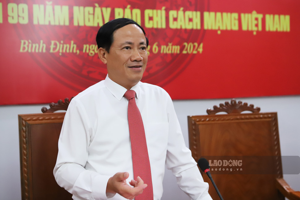 Chủ tịch UBND tỉnh Bình Định Phạm Anh Tuấn. Ảnh: Hoài Luân