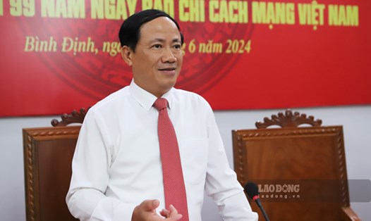 Chủ tịch UBND tỉnh Bình Định Phạm Anh Tuấn. Ảnh: Hoài Luân