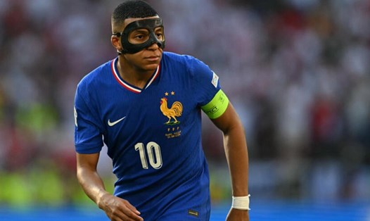 Kylian Mbappe đã "mở tài khoản" tại EURO nhưng chưa thể có niềm vui trọn vẹn. Ảnh: AFP