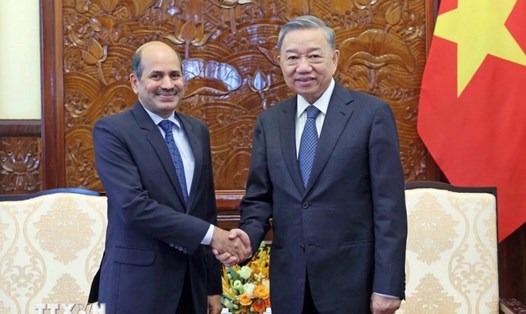Chủ tịch nước Tô Lâm bày tỏ vui mừng chứng kiến quan hệ Việt Nam - Ấn Độ đã có những bước tiến vượt bậc với nhiều chỉ số ấn tượng. Ảnh: Nhan Sáng/TTXVN