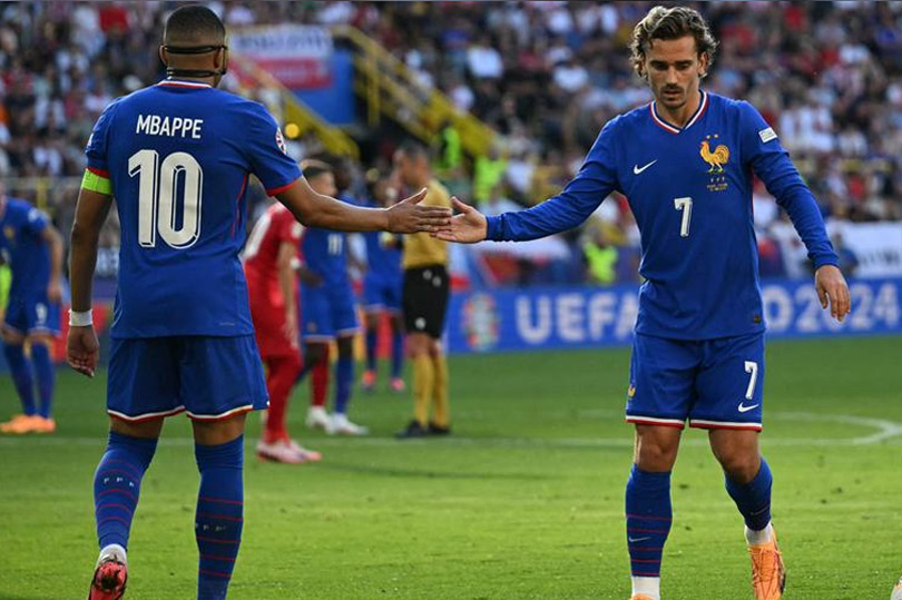 Griezmann không có phong độ tốt tại EURO 2024. Ảnh: AFP