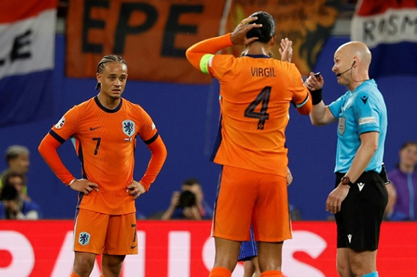 Đội tuyển Hà Lan thua tâm phục khẩu khục trước Áo. Ảnh: AFP