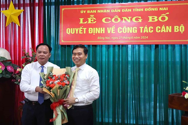 Ông Nguyễn Thế Phong làm Quyền Chủ tịch UBND huyện Nhơn Trạch, tỉnh Đồng Nai