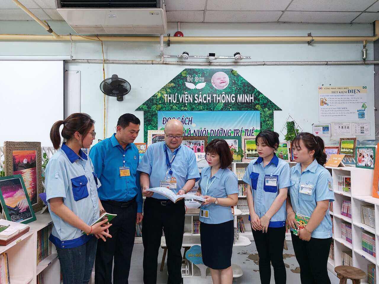 Việc học tập trong công nhân viên chức lao động Thủ đô được triển khai với nhiều hình thức phong phú. Ảnh: CĐCS